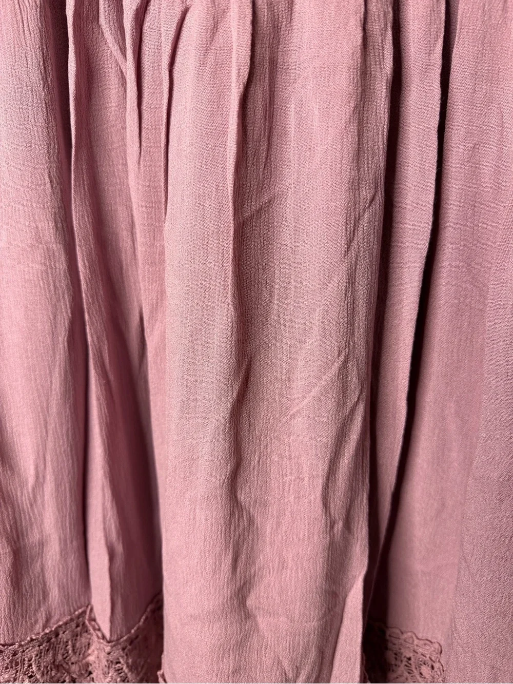 eesome Pink Strapless Crochet-Trim Maxi Dress - Picture 7 of 8